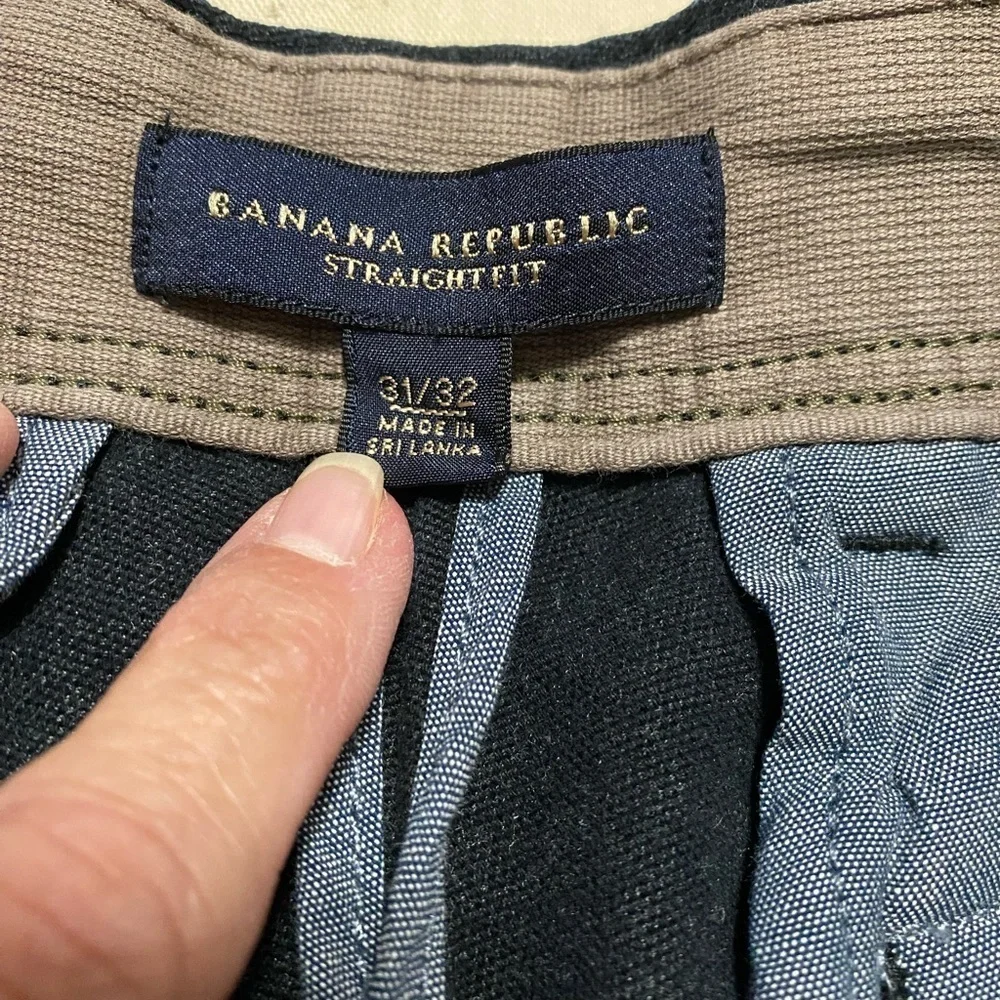 Banana Republic Men's Dark Gray Classic Pants Size 31X32.